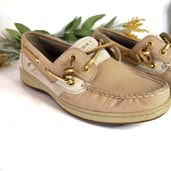 Sperry Tan Top-sider Boat Shoes Size 6 - Picture 3 of 8